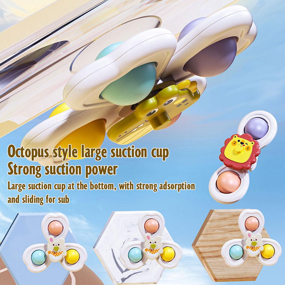 3PCS Suction Cup Rotating Toy  - Baby Products For Bathing review and price
