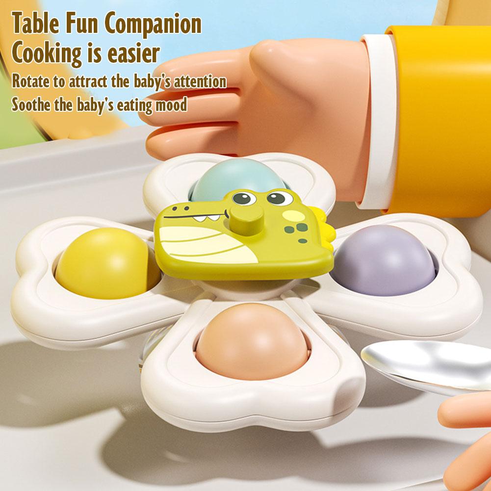 3PCS Suction Cup Rotating Toy  - Baby Products For Bathing review and price